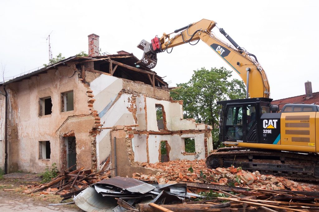 demolition, collapse, broken, building rubble, building, ruin, demolished, destruction, destroyed, cancellation, dismantling, wall, debris, stone, dilapidated, wall remnants, old house, city, tear off, excavator, hydraulics, water jet, dust, demolition, demolition, demolition, demolition, demolition